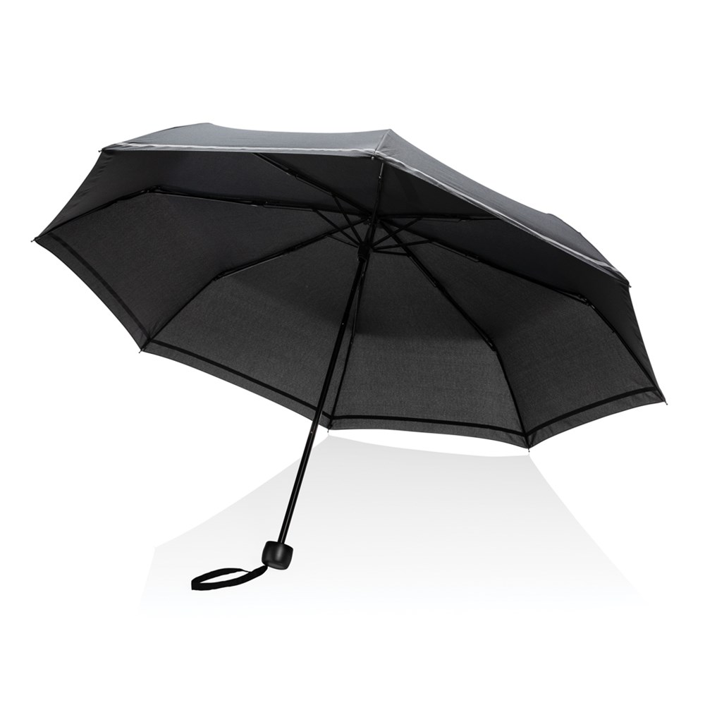 20.5"Impact AWARE™ RPET 190T pongee mini reflective umbrella