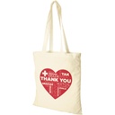 Madras 140 g/m² cotton tote bag 7L