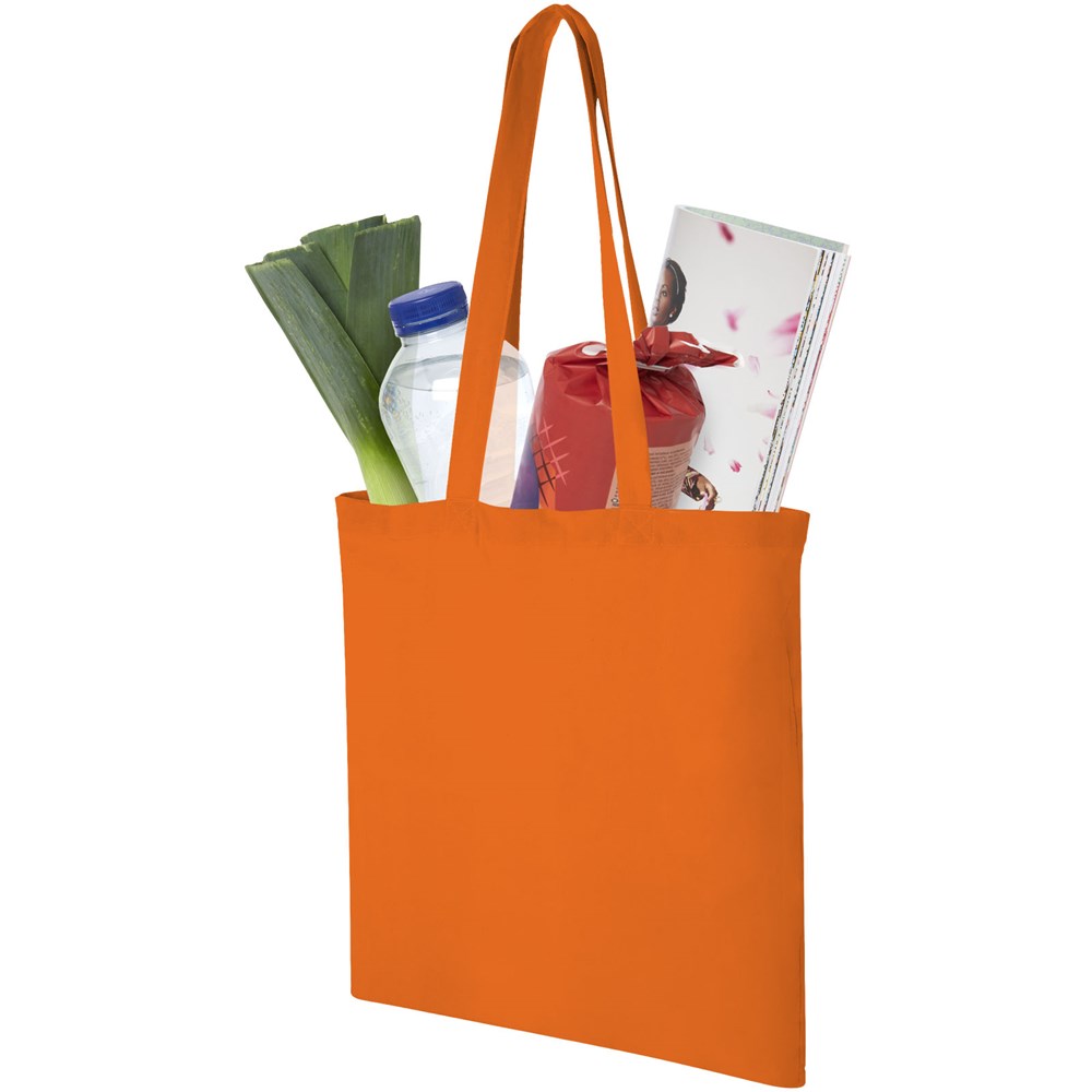 Madras 140 g/m² cotton tote bag 7L