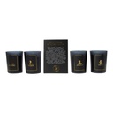 SENZA Scented Candles Giftbox Black /4