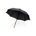 23" Impact AWARE™ RPET 190T auto open bamboo umbrella