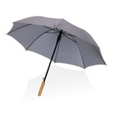 23" Impact AWARE™ RPET 190T auto open bamboo umbrella