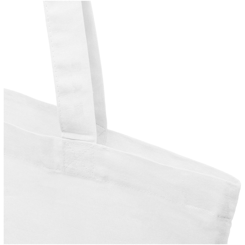 Madras 140 g/m2 GRS recycled cotton tote bag 7L