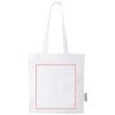 Madras 140 g/m2 GRS recycled cotton tote bag 7L