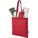 Madras 140 g/m2 GRS recycled cotton tote bag 7L