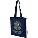 Madras 140 g/m2 GRS recycled cotton tote bag 7L