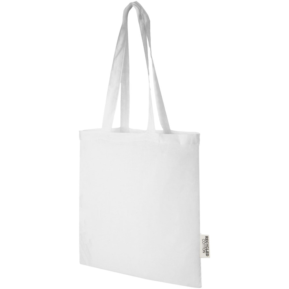 Sac shopping Madras en coton certifié GRS de 140 g/m2 de 7 L