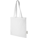 Madras 140 g/m2 GRS recycled cotton tote bag 7L